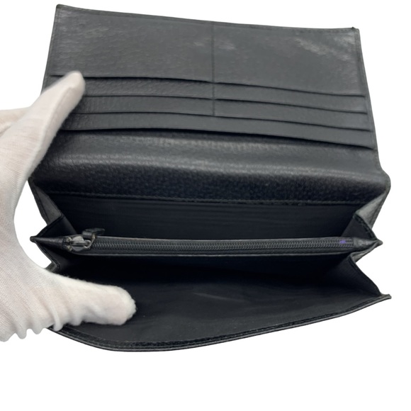 GUCCI Vintage G-Clasp Leather Long Wallet - Picture 6 of 12
